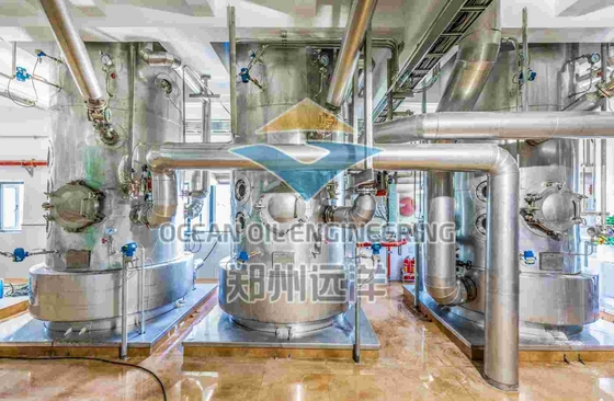 Завод фракционировки масла API 650 с температурой 250℃ и высотой сопла 3m