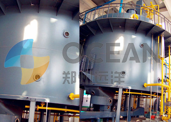 Поверните извлечение простой структуры завода рисовых отрубей экстрактора растворяющее полное