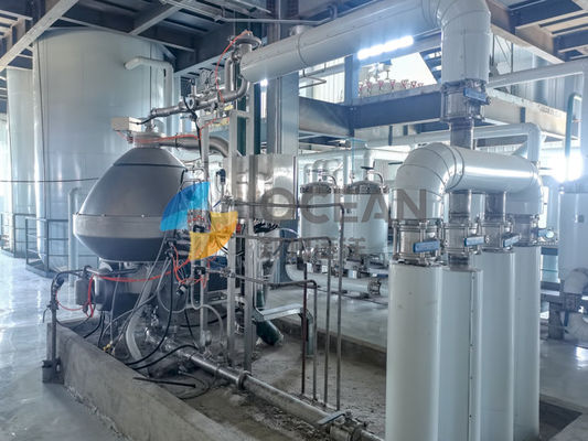 Рафинировка OEM химический физический незрелого пальмового масла 30-1500TPD