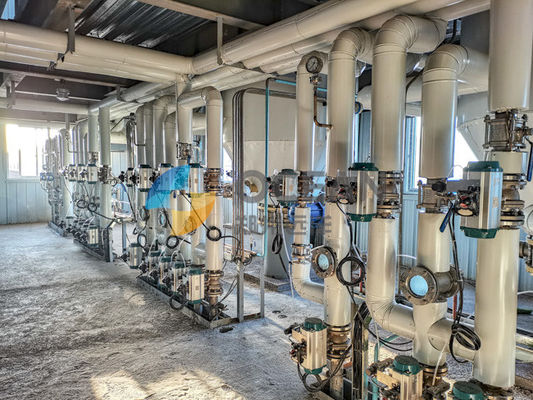 Полностью автоматический химический рафинировка тонн пищевого масла 1000-1500/дня
